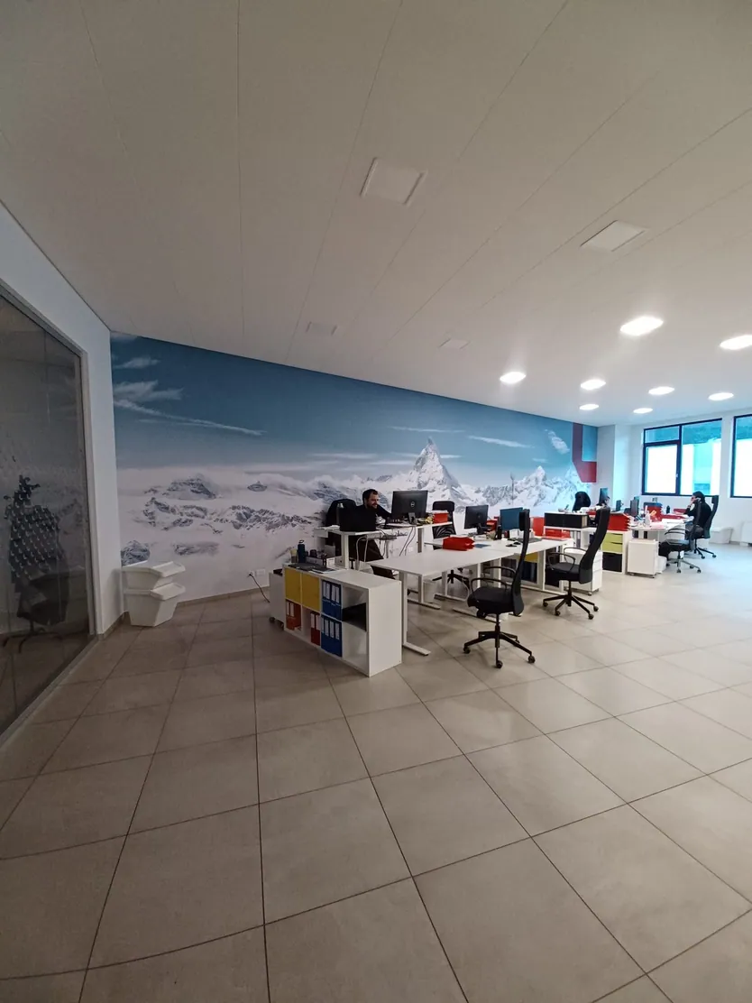 Centiel, murale in ufficio
